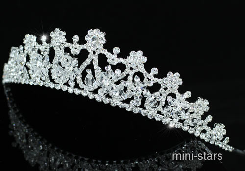 Bridal Wedding Tiara use Swarovski Crystal T1381  