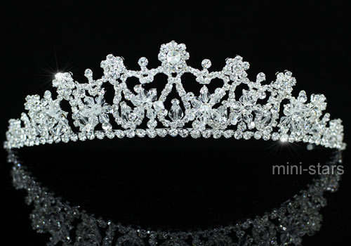 Bridal Wedding Tiara use Swarovski Crystal T1381  