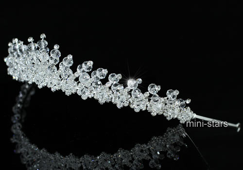 Bridal Wedding Tiara use Swarovski Crystal T1406  