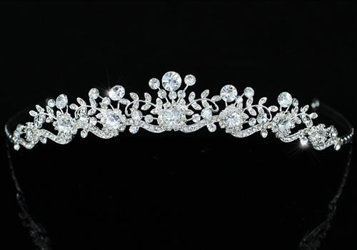 Bridal Sparkling Tiara use Swarovski Crystal T1452  