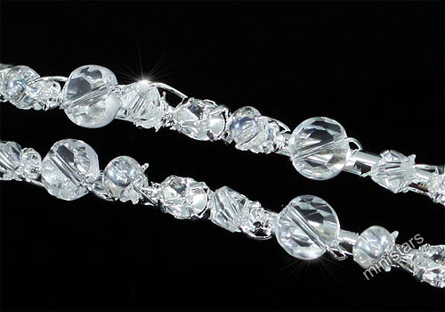 Bridal Handmade Headband Tiara use Swarovski Crystal T1471  